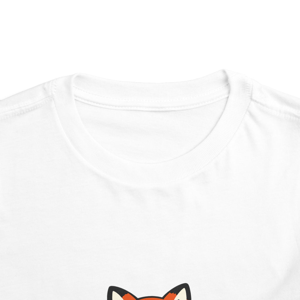 Toddler Tee — "Powered by Curiosity" Fox Graphic