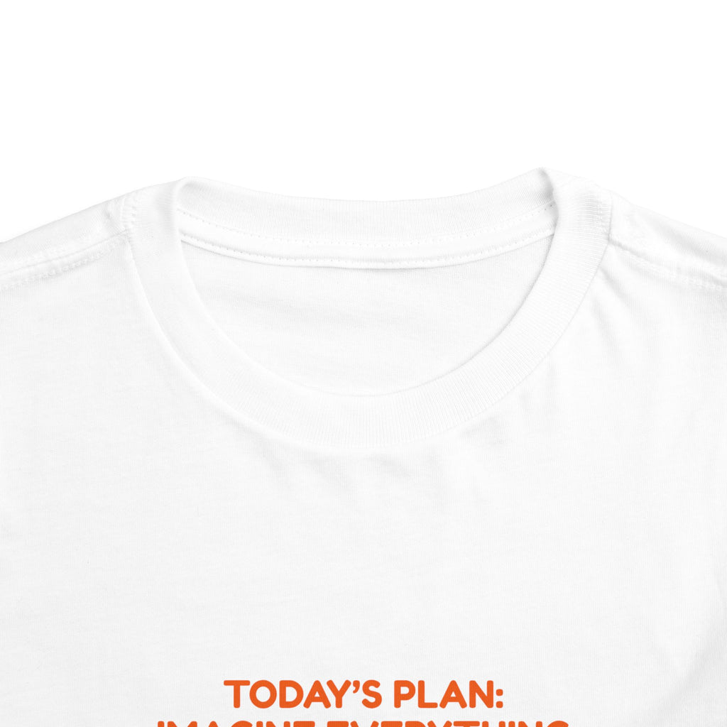 Toddlers' "Today's Plan: Imagine Everything" Rocket Tee