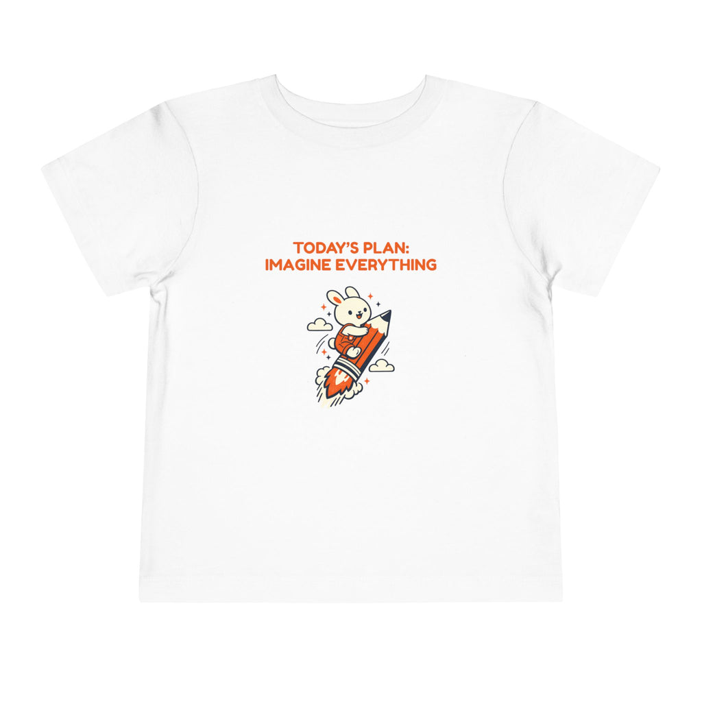 Toddlers' "Today's Plan: Imagine Everything" Rocket Tee