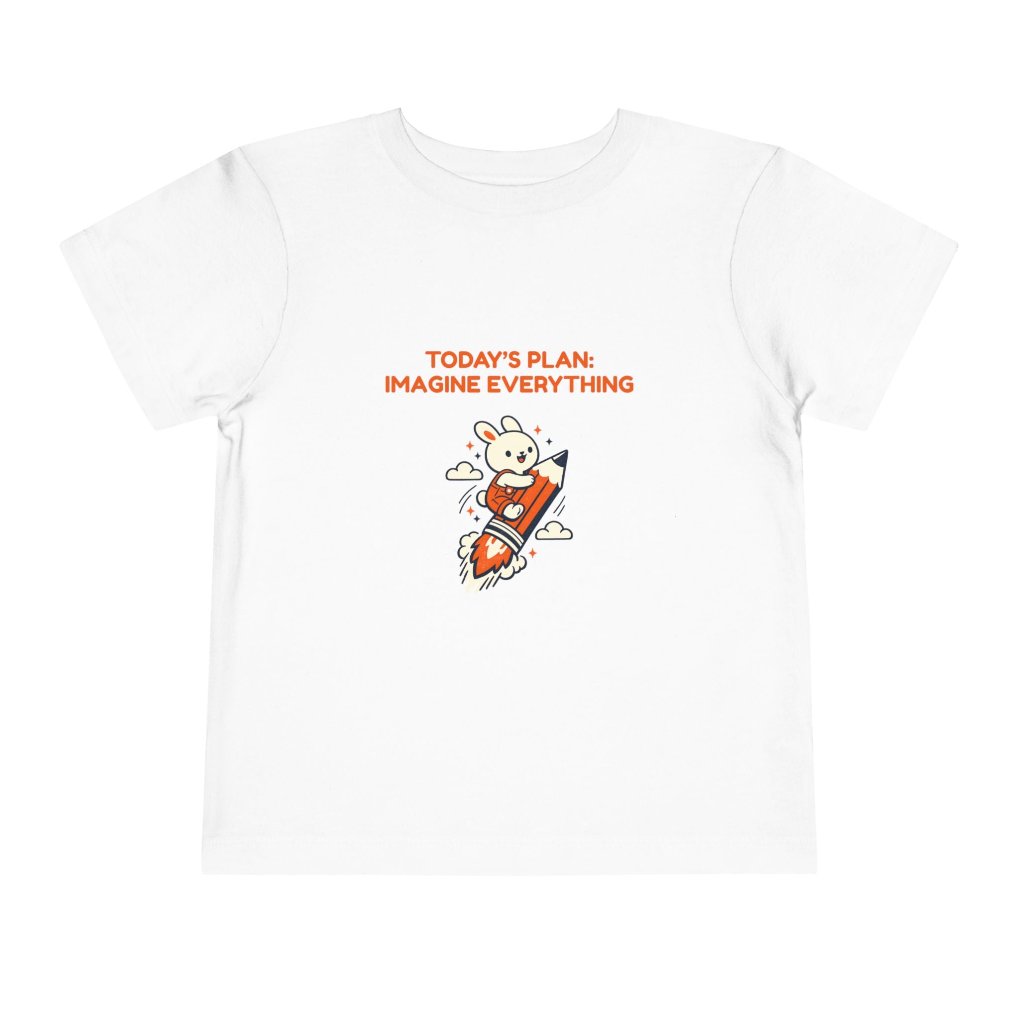 Toddlers' "Today's Plan: Imagine Everything" Rocket Tee