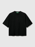 T-shirt a scatola vestibilità nera